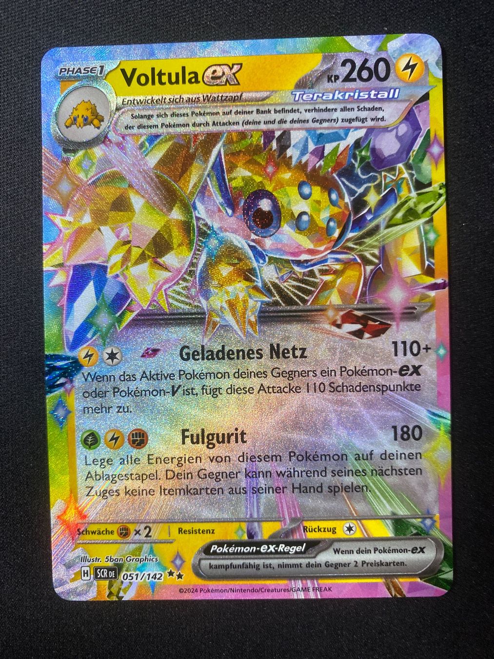 Pokémon Carte collezionabili: Voltula ex 51 - Galvantula ex - Stellar Crown - DE – Nuovo (secondo la descrizione) da Hausen AG venduto da Shrade