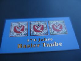 Markenbüchlein 170J. Basler Taube, Blockausscnhitt FL 2015