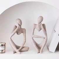 Abstrakte Nachdenkliche Skulptur🗿🌿Sculpture Abstraite