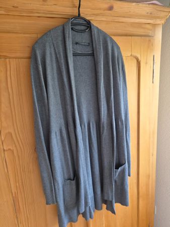 Long-Strickjacke 38/40 grau von Betty Barclay