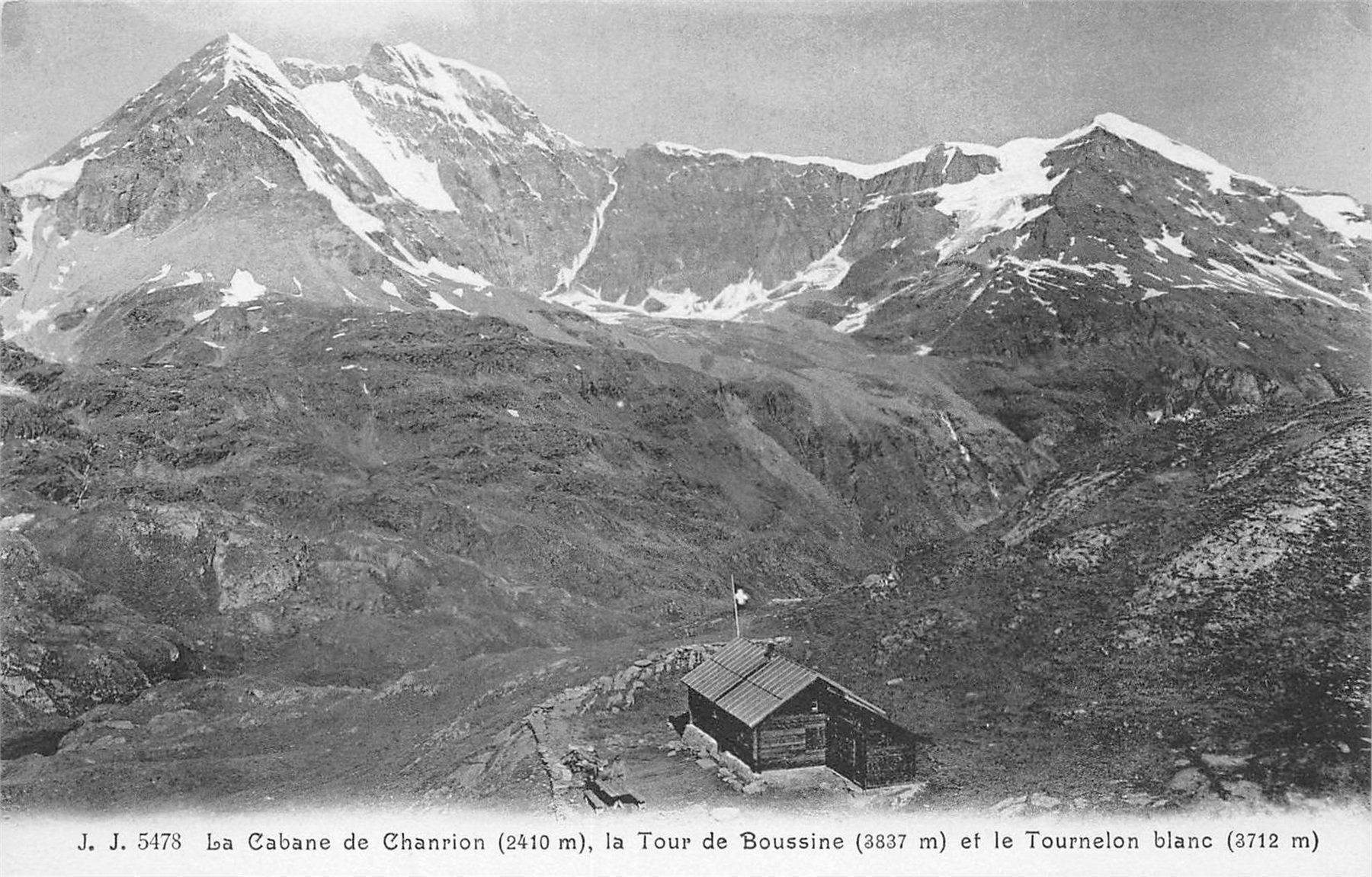 Ansichtskarten: Bagnes, Cabane de Chanrion – Gebraucht aus Ottikon b.Kemptth. von Neptun1974