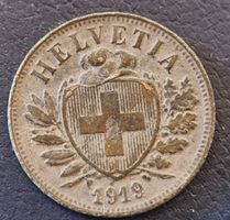 2 RAPPEN JAHR 1919 - SCHWEIZ
