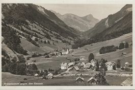 Weisstannen SG Hotel Alpenhof mit neuer Bachverbauung ? 1941