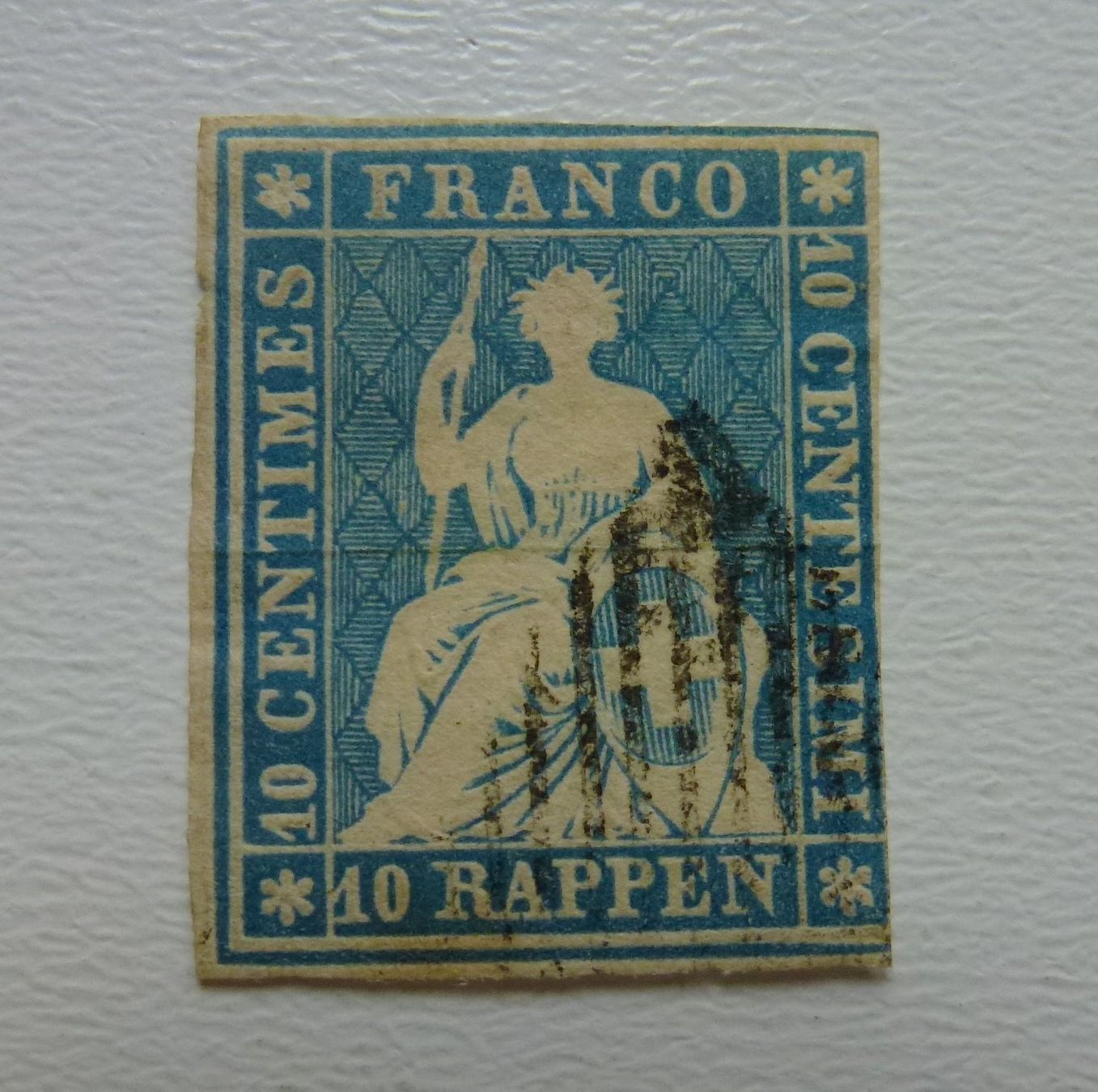 Alle Briefmarken: Strubel 23AB - Befund Martin Eichele – Gebraucht aus Walkringen von Casablanca777