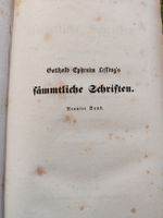 Lessing sämtliche Schriften Band 9, Jahrgang 1855, gebraucht