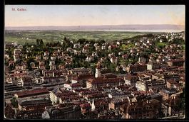 AK St. Gallen, Panorama der Stadt
