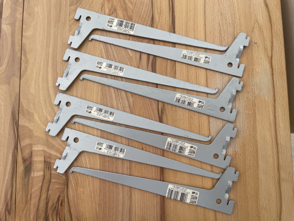 Alle Werkzeuge: Lot de 8 équerres d'étagère robustes – Neu (gemäss Beschreibung) aus Ogens von ced_qn5v