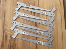 Lot de 8 équerres d'étagère robustes