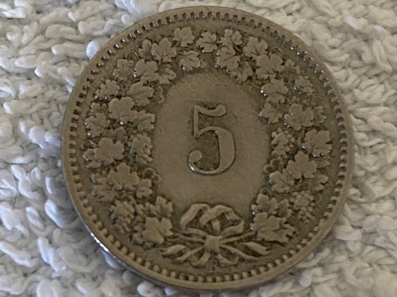 Alle Münzen: 5 centimes/rappen 1883 – Gebraucht aus Nyon von Ilmi09 1