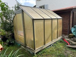 Gewächshaus zu verschenken   195 cm x 255 cm