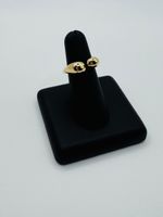 Golden farbiger Ring / Grösse: 49