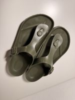 Birkenstock Gizeh Zehentrenner Grösse 38 Khaki guter Zustand