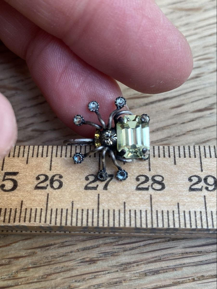 Orecchini pendenti & Orecchini a lobo: Einzigartige Spinne. Ohrringe mit Kristallstein – Usato da Thalwil venduto da Alice015 4