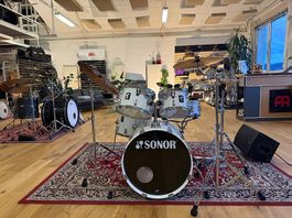 Akustik Drumset SONOR AQ1 20 Zoll Piano White Komplettset