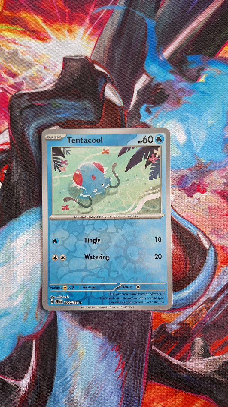 Pokémon Carte collezionabili: Tentacool - Reverse Holo - Pokemon Mew 151 – Usato da Altstätten SG venduto da GGsGameshop