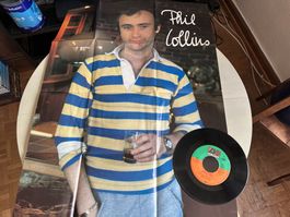 PHIL COLLINS GENESIS tolle Single Kult If leaving me poster