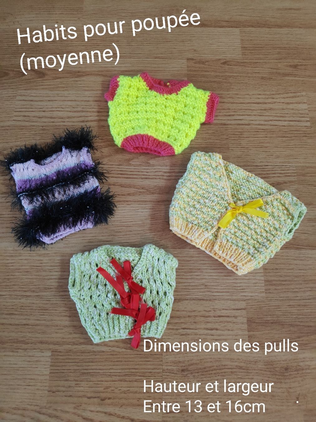Bambole: Vêtements pour poupée – Nuovo (secondo la descrizione) da Couvet venduto da fat_kyl7