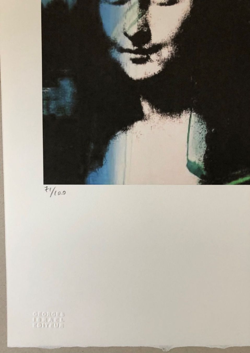 Foto & Immagini: Andy Warhol: Mona Lisa, POP Art, XX/100 – Nuovo (secondo la descrizione) da Meilen venduto da Smgdesign 1