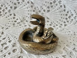 Vintage Tischfeuerzeug Schlangenform 400 Gram 12cmDekorativ