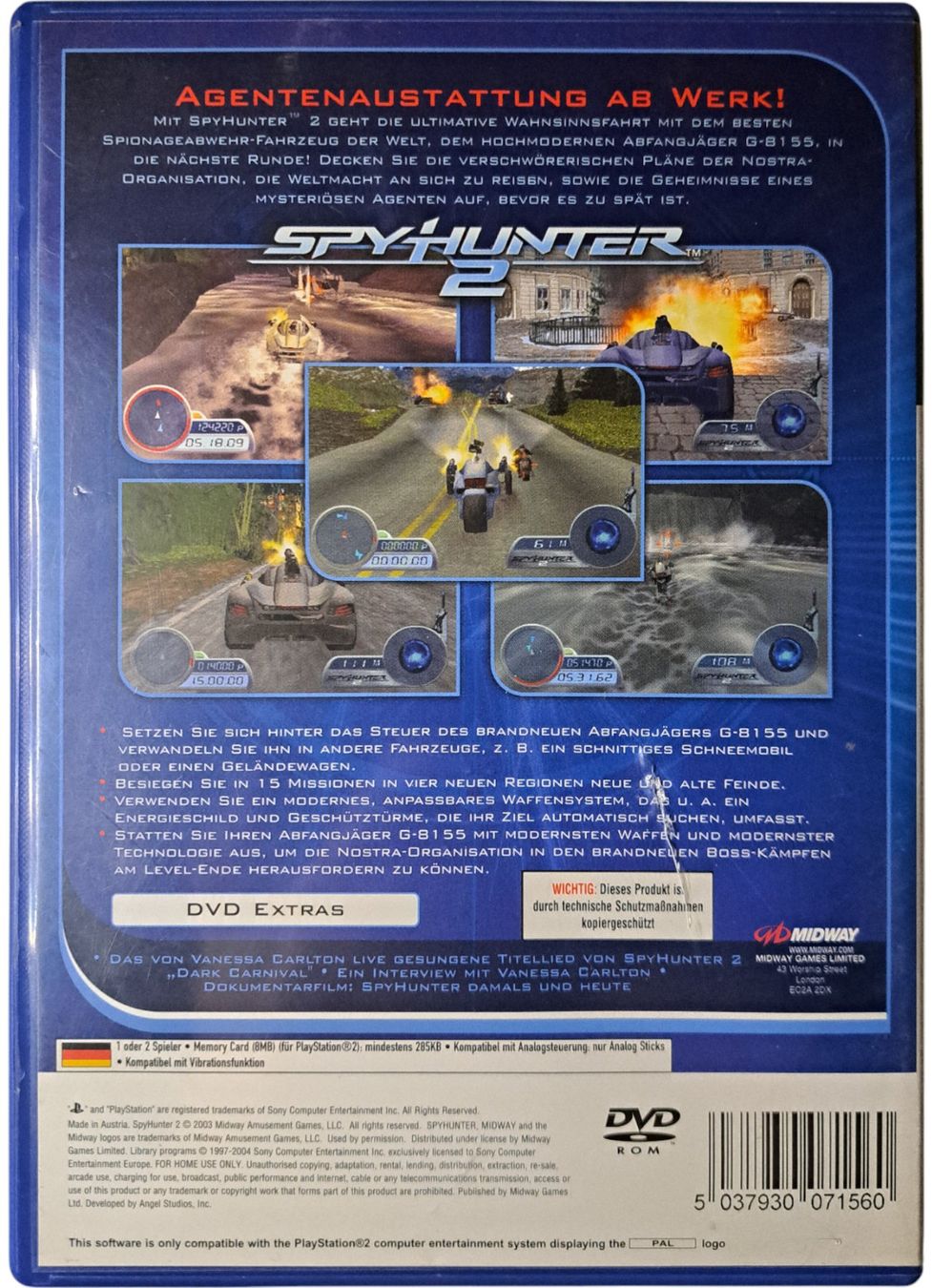 Spiele: SpyHunter Spy Hunter 2 (Playstation 2/PS2) – Gebraucht aus Balgach von Wasnwasn 1