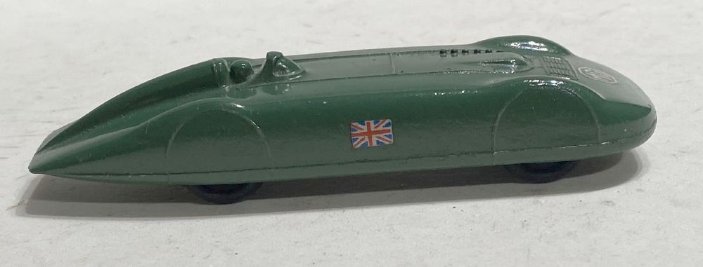 Dinky Toys N°23P - MG Record Car Garner, Voiture De Sport Miniature Métal Vert, 1/43