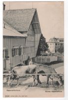 APPENZELLERHAUS Bauer mit Kühen