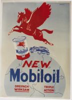 MOBILOIL PEGASUS BUICK c.1950