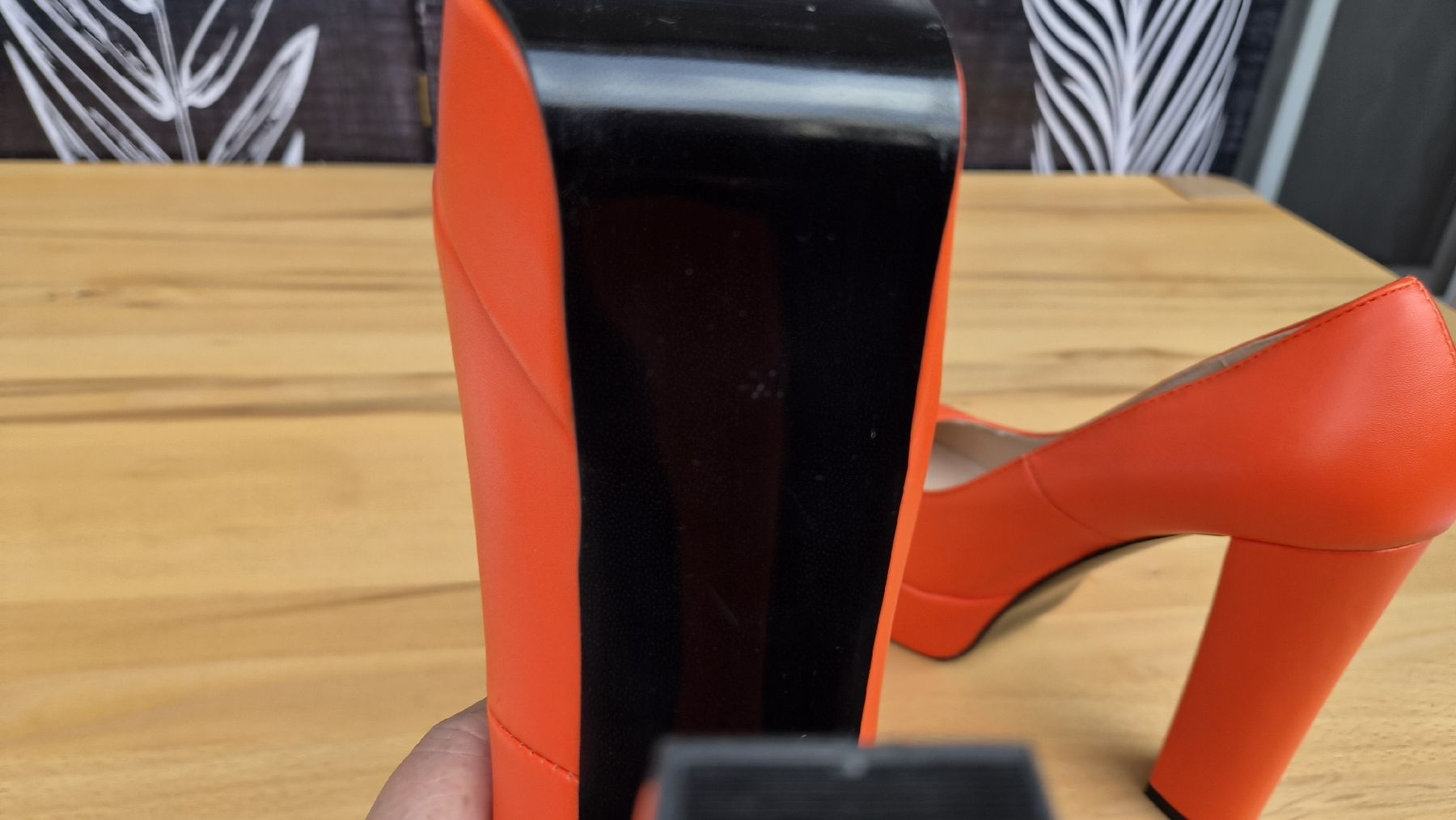 Chaussures femmes: High Heels mit Blockabsatz orange Gr. 41  – Neuf (Voir description) à Winznau par banditgsf 5