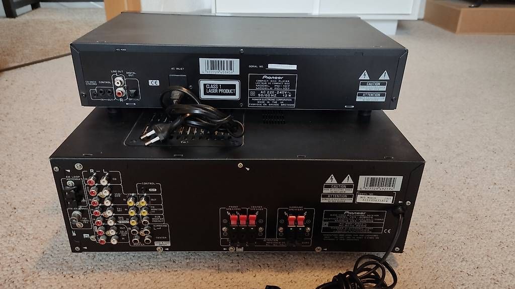 Sistemi audio & multimediali: Pioneer CD Player und Surround Receiver – Usato da Wald AR venduto da roland40_4 3
