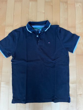 Tommy Hilfiger Poloshirt Schwarz Grösse S (gebraucht)