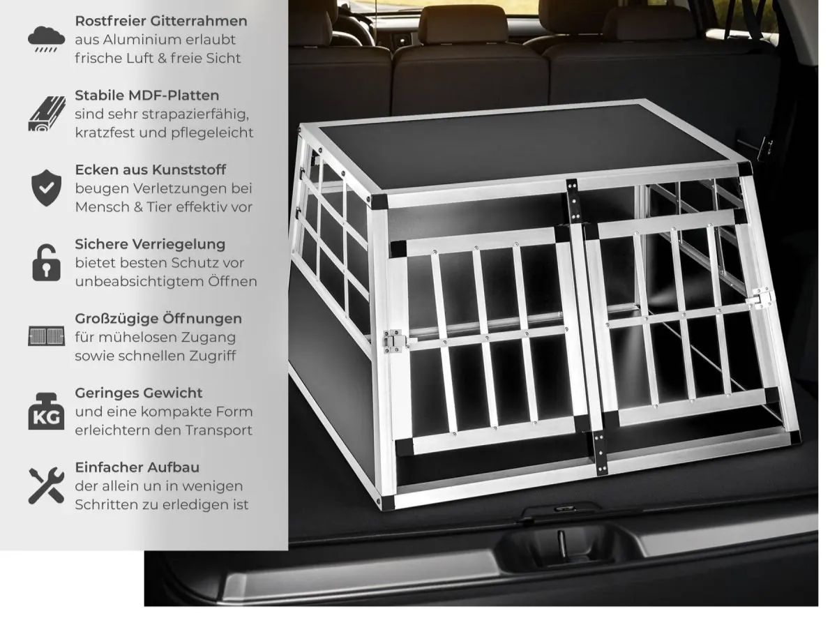 Cucce & Letti: Hundetransportbox doppel – Nuovo e nell'imballaggio originale da Bühler venduto da DealHaus_Ostschweiz 4