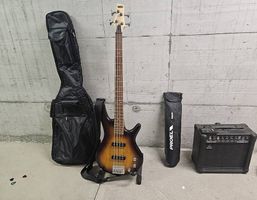 Set Basso Elettrico Ibanez Gio Soundgear Pari al nuovo