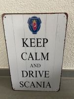 METALL SCANIA SCHILD NEU !Unikate! Dekoration