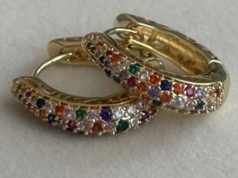 Luxus Elegante Ohrschmuck Ohrstecker/Multicolore Farbe:Gold