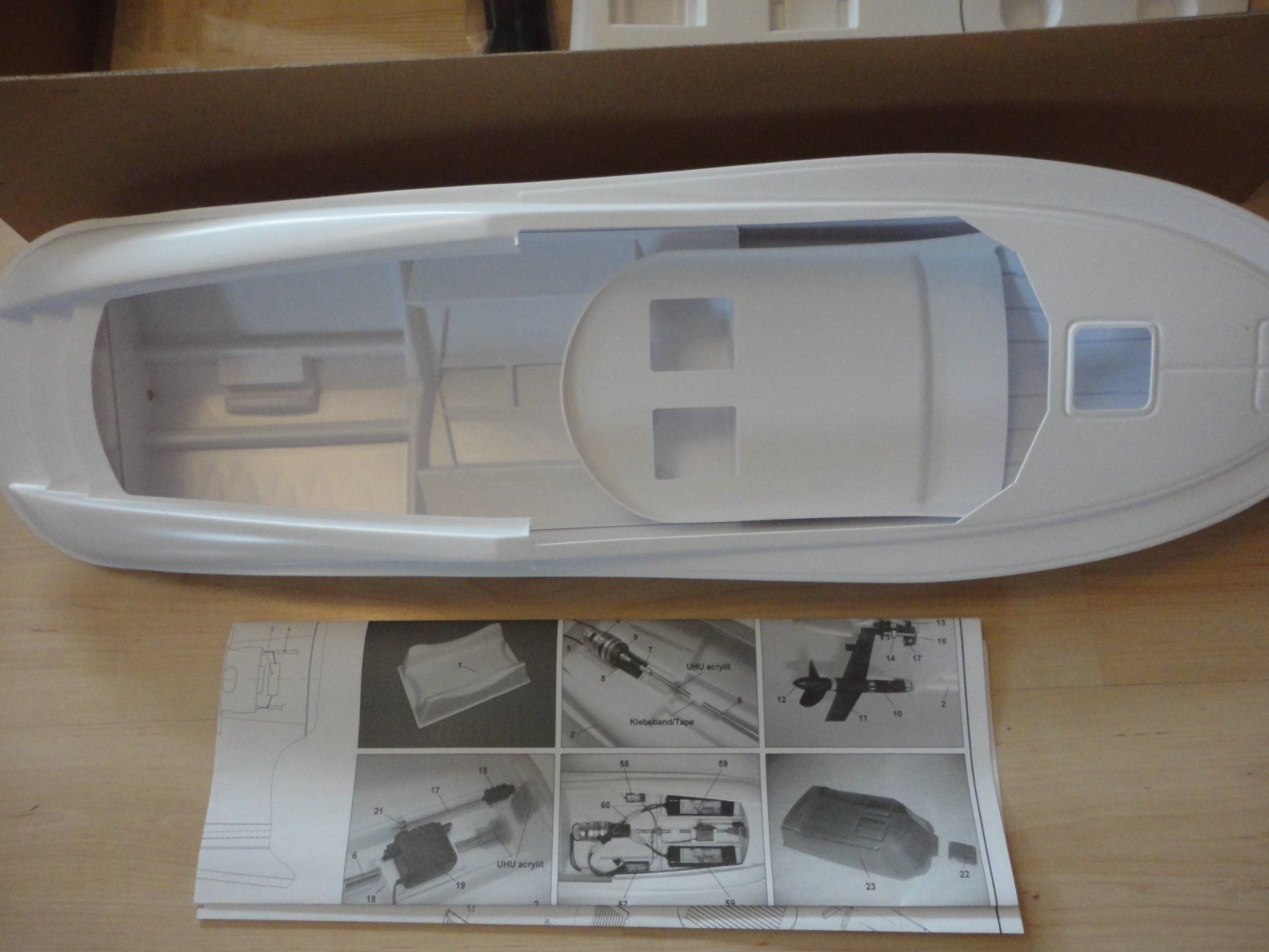 RC Modellbau: Graupner RC-Sportmotoryacht "Beata" Bausatz – Neu und originalverpackt aus Horgen von RcModell 6