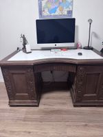 Antiker Schreibtisch Massives Holz mit Schubladen