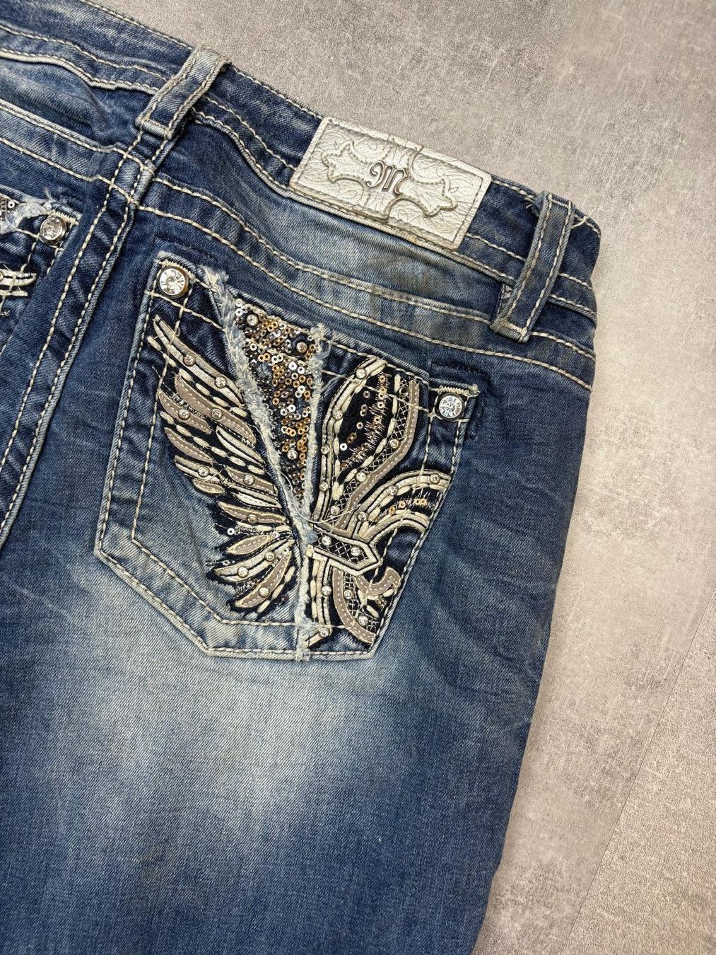 Jeans: Miss Me Bootcut Flared Jeans - Grösse L/30 – Nuovo (secondo la descrizione) da Werdenberg venduto da hase.vintage 3