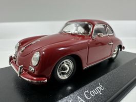 Porsche 356 A Coupé, rubinrot, limitiert, MINICHAMPS