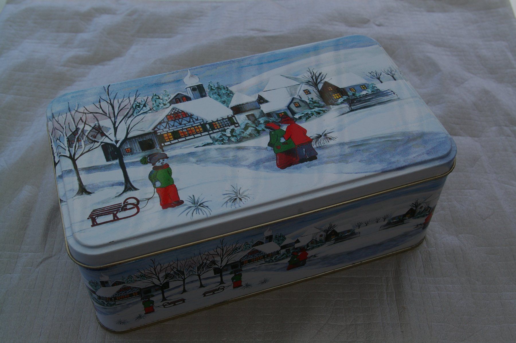 Behälter & Ähnliches: alte Blechdose mit Wintermotiv – Neu (gemäss Beschreibung) aus Niederurnen von mowgli_1963 1
