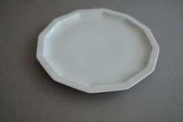 Rosenthal Polygon weiss, Porzellan, Essteller gross
