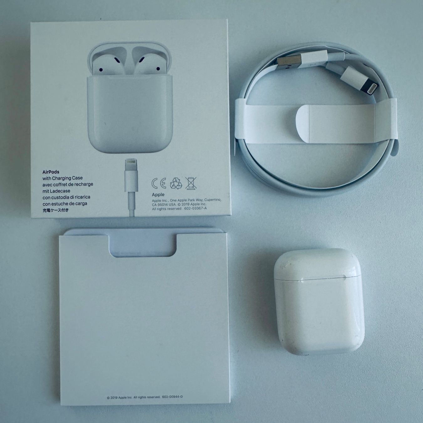 Apple Cuffie: Original Apple AirPods 2 Kopfhörer Wireless Lightning Kabel – Usato da Basel venduto da MY.AIRPODS.SHOP 1
