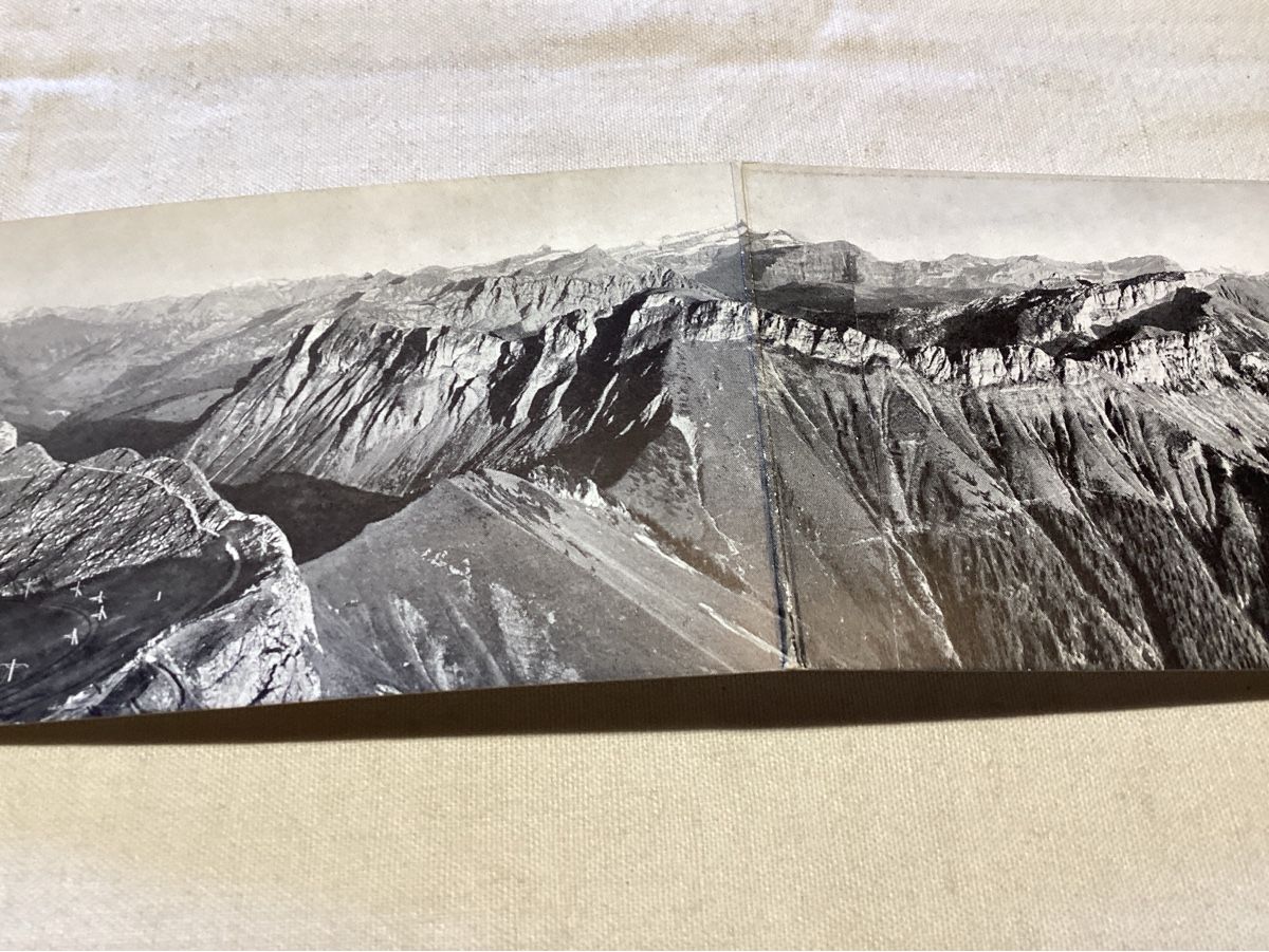 Ansichtskarten: Rochers de Naye panorama, – Gebraucht aus Luc (Ayent) von Rebouille 3