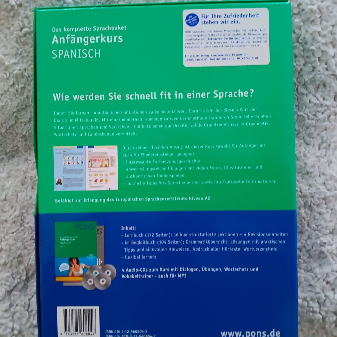 Libri: Pons Sprachkurs Anfängerkurs Spanisch mit Büchern & CDs – Nuovo (secondo la descrizione) da Chur venduto da chr_b2cn 1