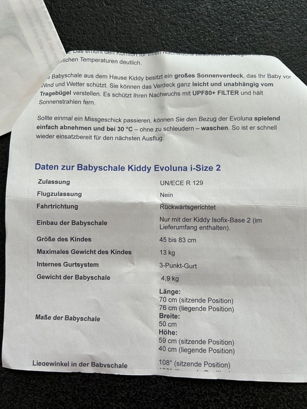 Kiddy Auto-Kindersitze: Kinderautositz – Gebraucht aus Birmenstorf AG von bir_9tbh 9