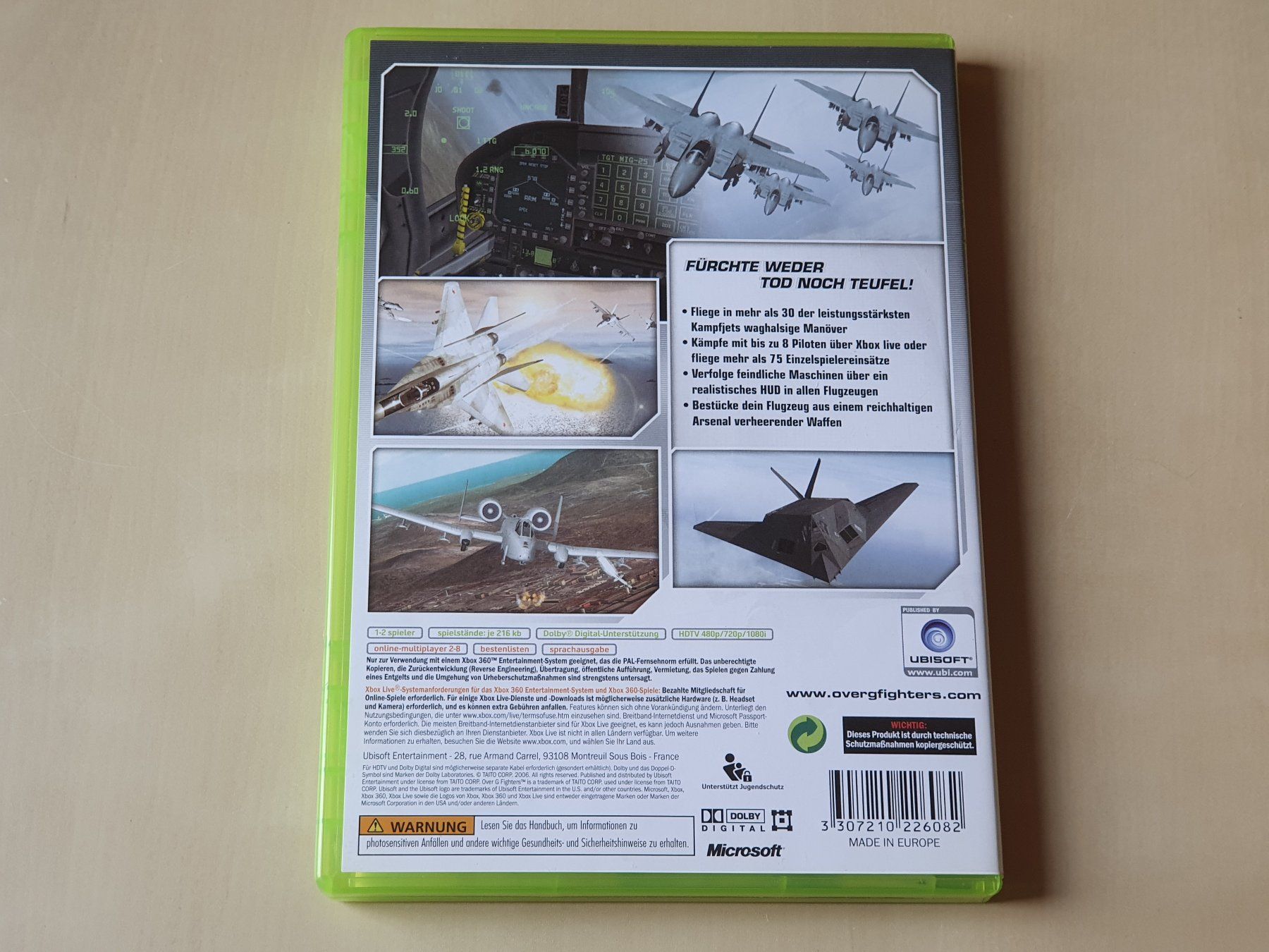 Microsoft Giochi: Over G Fighters – Usato da Stansstad venduto da collectorsshop 1