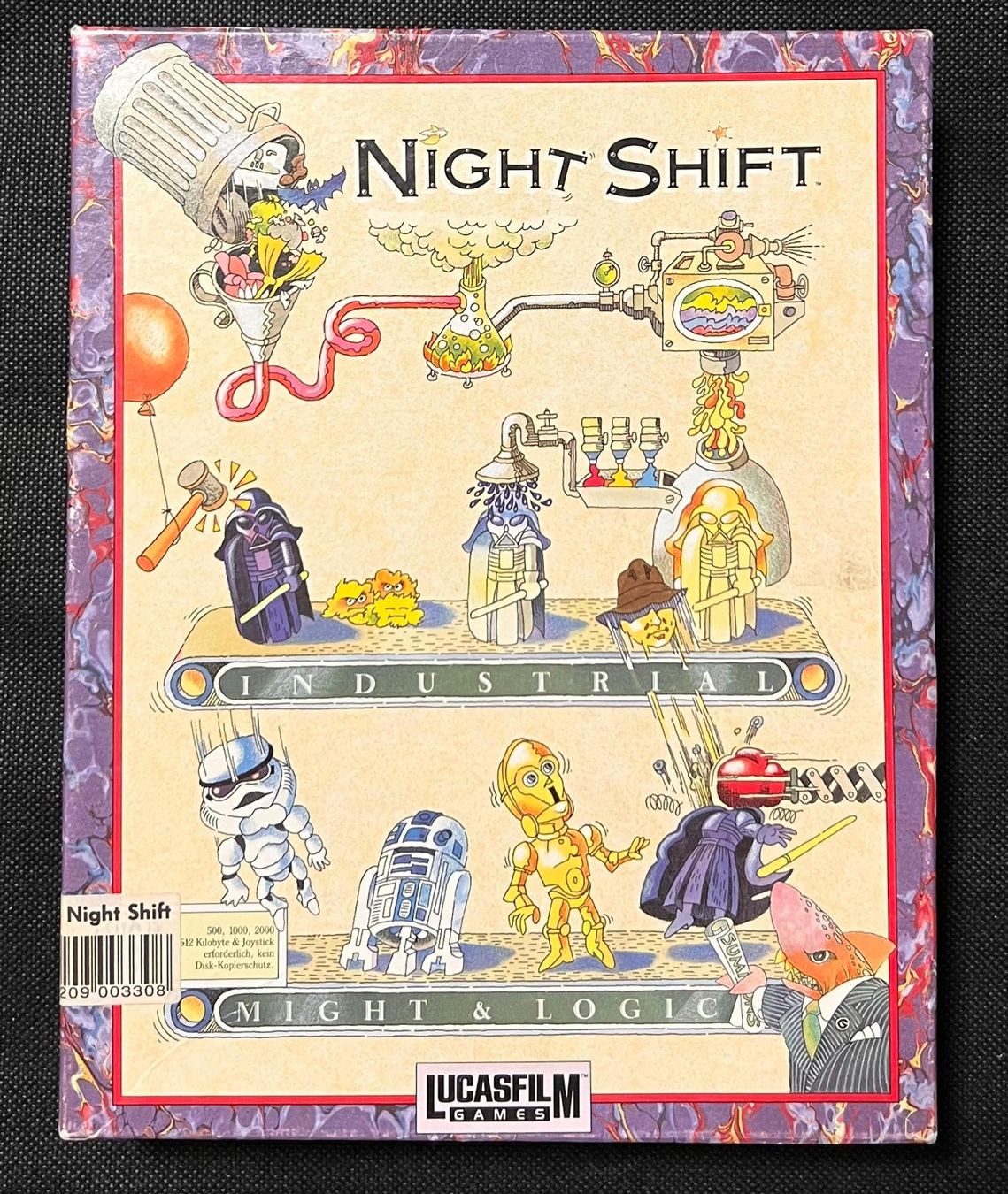 Spiele: Big Box Spiel Night Shift C64 / Commodore 64 5.25 Disk – Gebraucht aus Schachen LU von retrogamer