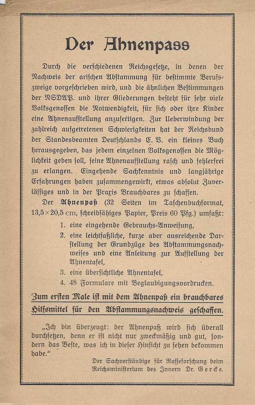 Libri: Das Gesetz der Sippe - Achim Gercke 1934 – Usato da Flims - Dorf venduto da Stagediver 2