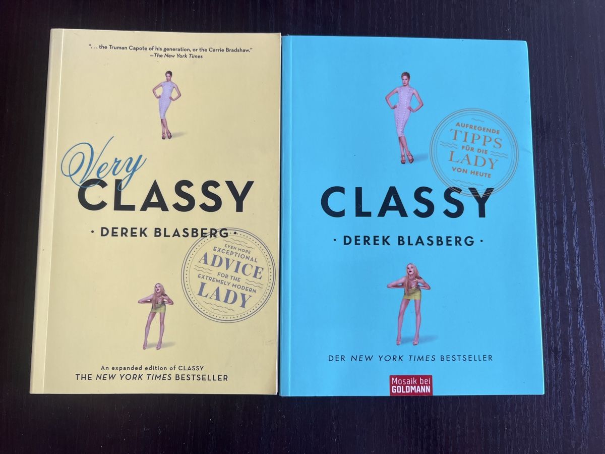 Libri: Bücher: Classy & Very Classy von Derek Blasberg – Nuovo e nell'imballaggio originale da Niederglatt ZH venduto da AnFleischmann 1
