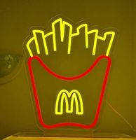 McDonald's Neon Fries Sign - Rare Collectible Decor🍟💡