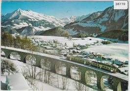 Leysin - Bahn im Winter en hiver